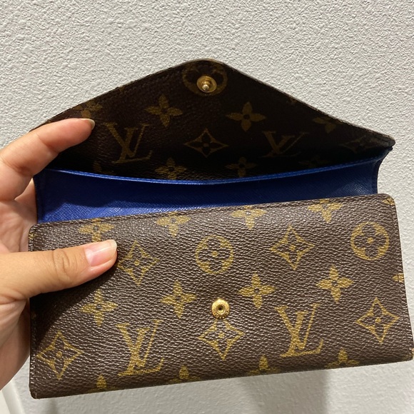 Louis Vuitton monogram wallet rare blue color - Picture 9 of 10